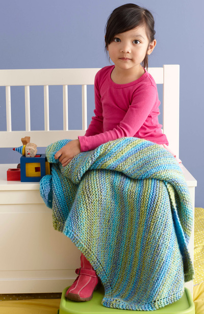 Knit Baby Blanket In 3 Simple Steps