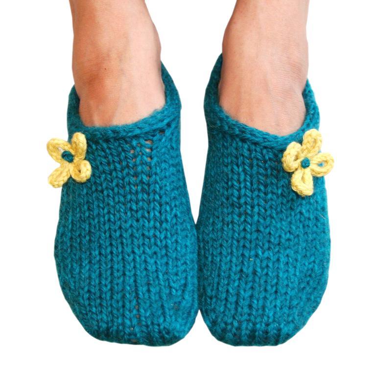 Knit These Cute Slippers In 5 Steps
