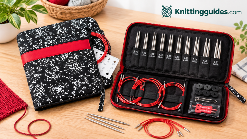 ChiaoGoo Knitting Kit Display